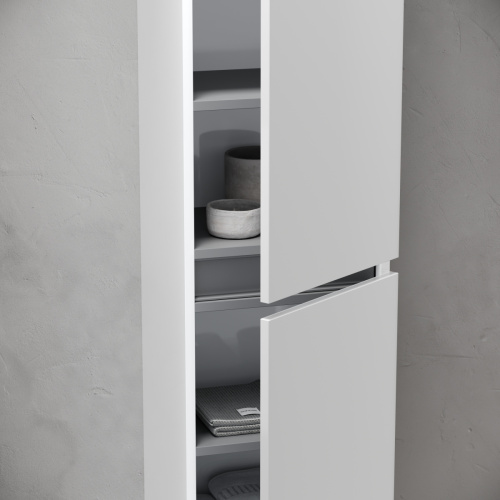 Шкаф-пенал Sancos Urban PUR35W 40х160 подвесной цвет белый - фото 4